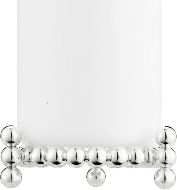 Christofle Perles Silver-Plated Candle Jewel Holder