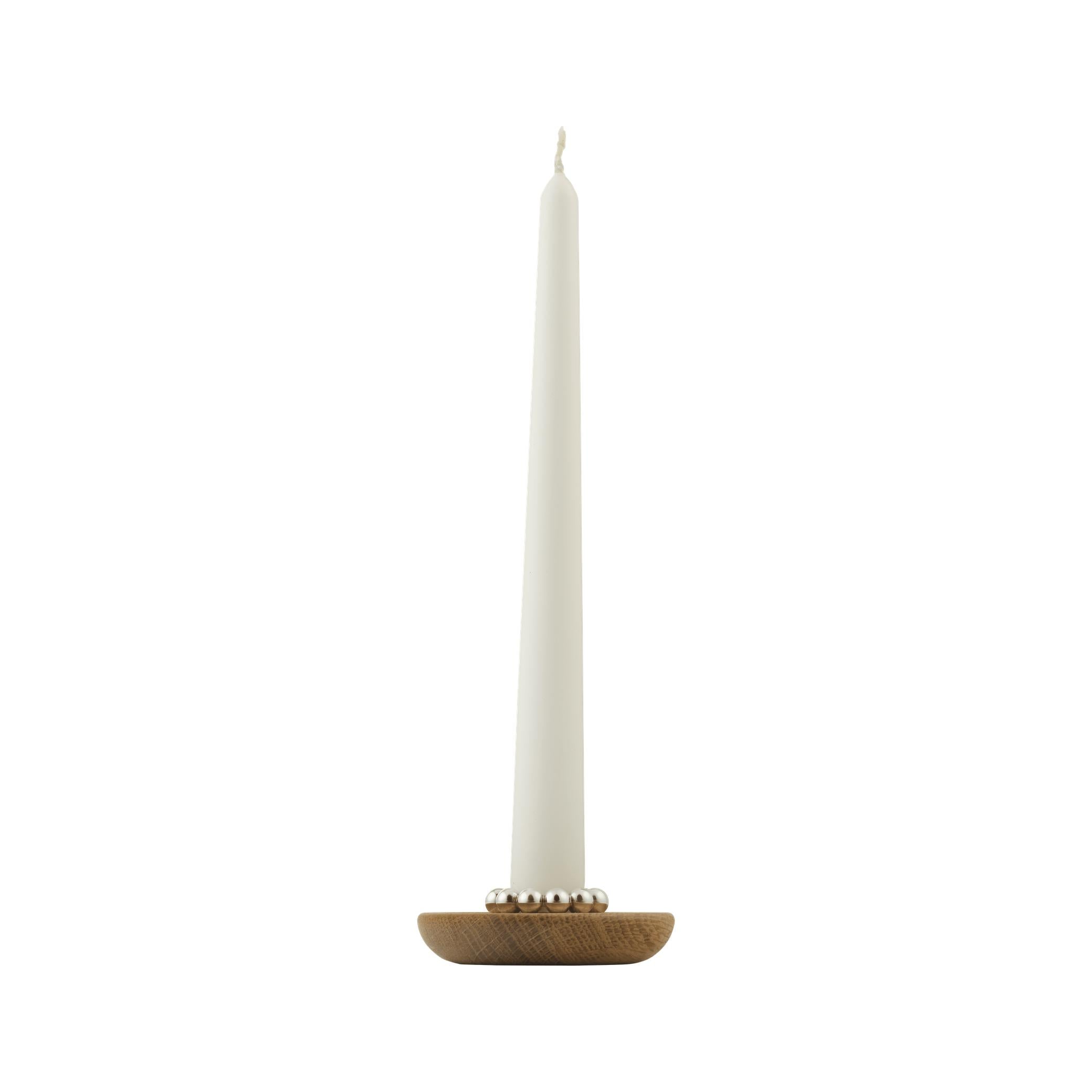 Christofle Perles Candle Holder