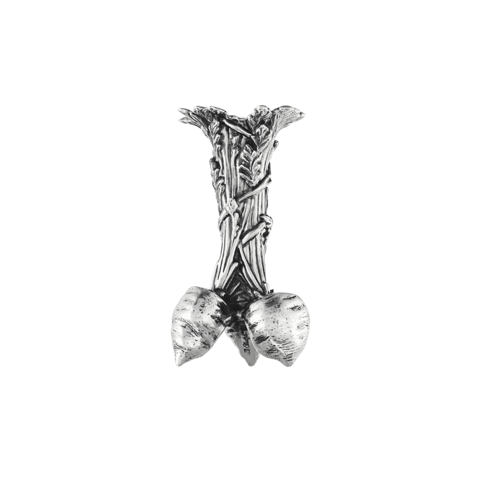 Christofle Les Collections Historiques Silver Plated Bunch Of Carrots Vase