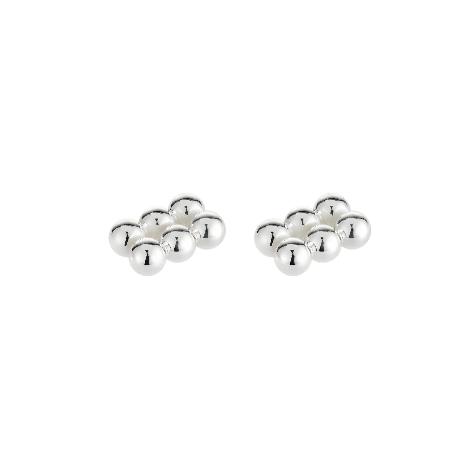 Christofle Perles Silver Plated Place Card Holders -Set of 2