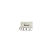 Christofle Perles Silver Plated Place Card Holders -Set of 2