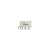 Christofle Perles Silver Plated Place Card Holders -Set of 2