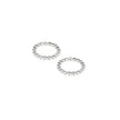 Christofle Perles Silver Plated Napkin Rings -Set of 2