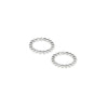 Christofle Perles Silver Plated Napkin Rings -Set of 2