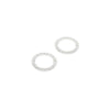 Christofle Malmaison Silver Plated 2 Napkin Rings Palmettes