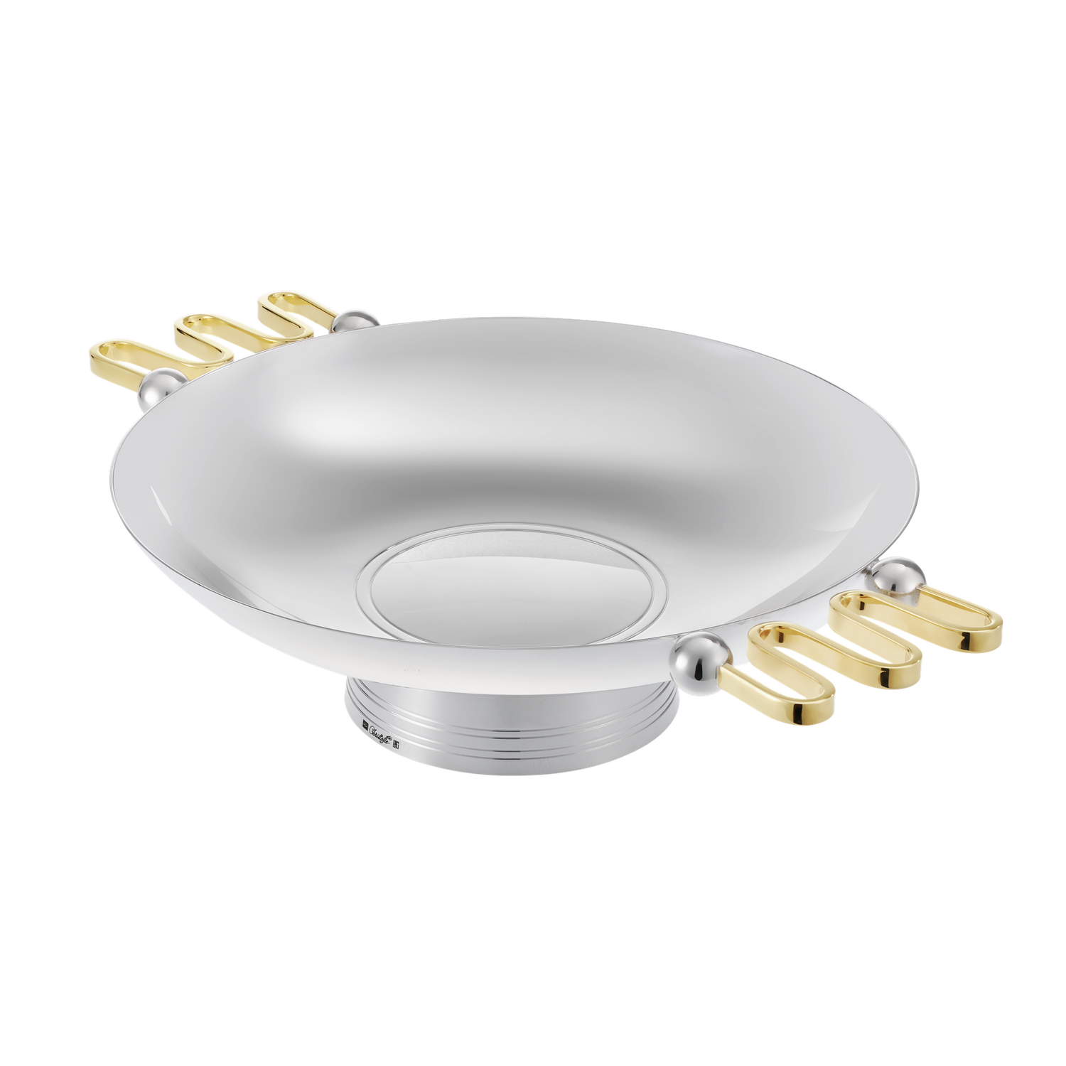 Christofle Les Collections Historiques Silver Plated Bowl With Gilded Handles 36 Cm Fjerdingstad