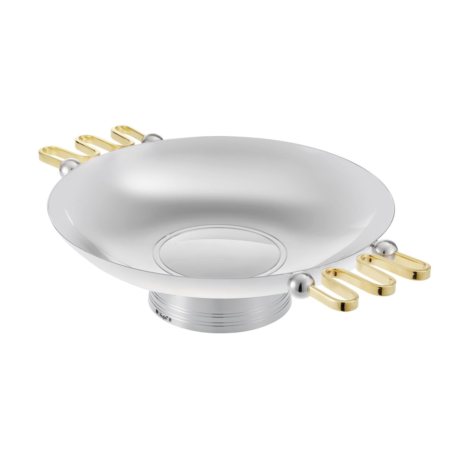 Christofle Les Collections Historiques Silver Plated Bowl With Gilded Handles 36 Cm Fjerdingstad