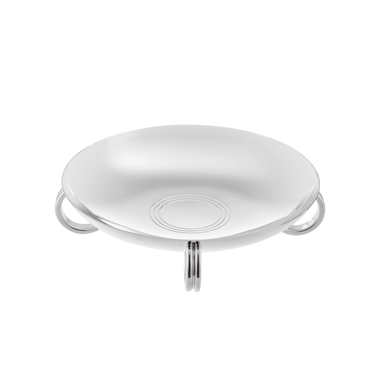 Christofle Les Collections Historiques Silver Plated Four-Ring Centrepiece 29,5 Cm Fjerdingstad
