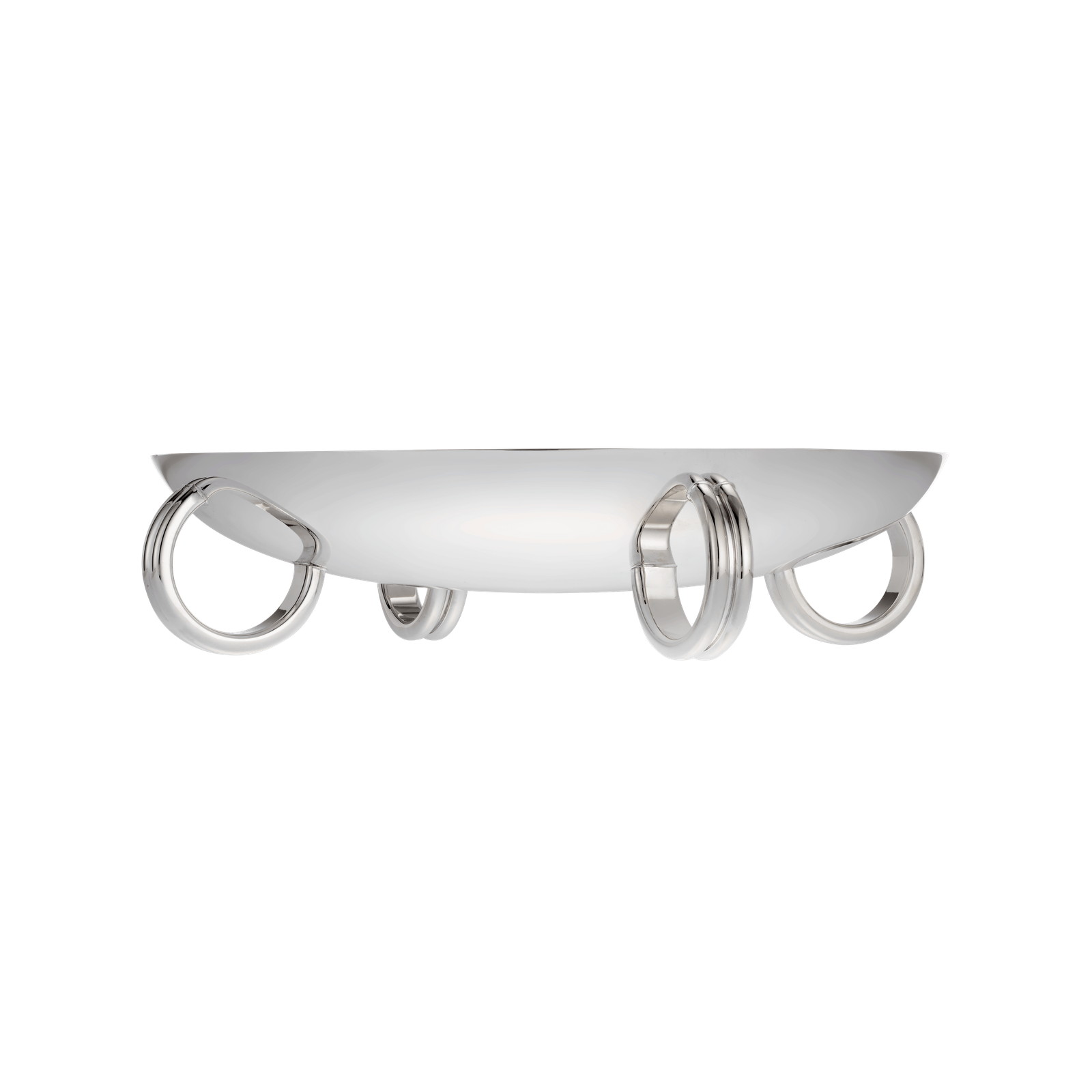 Christofle Les Collections Historiques Silver Plated Four-Ring Centrepiece 29,5 Cm Fjerdingstad