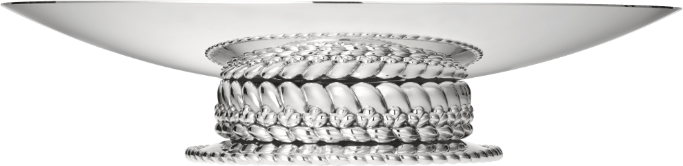 Christofle Babylone Silver-Plated Candle Holder / Odorless