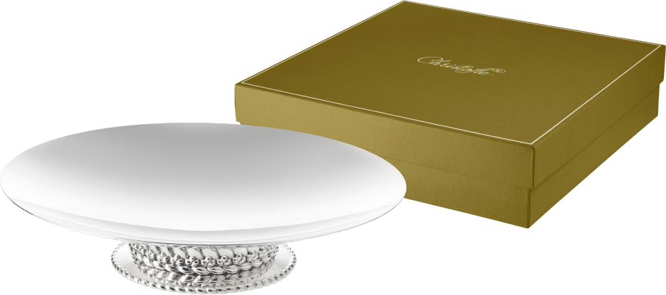 Christofle Babylone Silver-Plated Candle Holder / Odorless