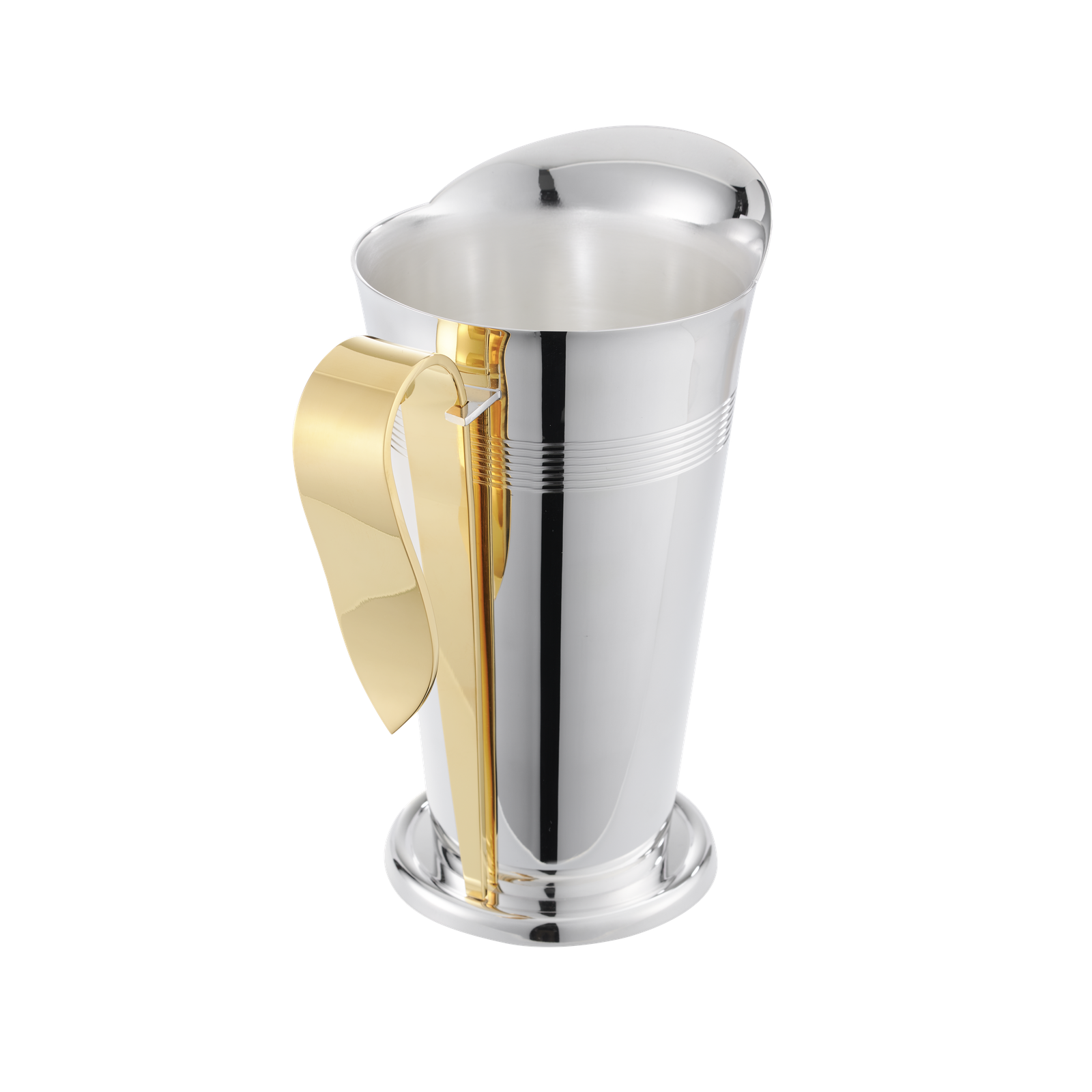 Christofle Les Collections Historiques Silver Plated Water Pitcher With Gilded Handle Fjerdingstad