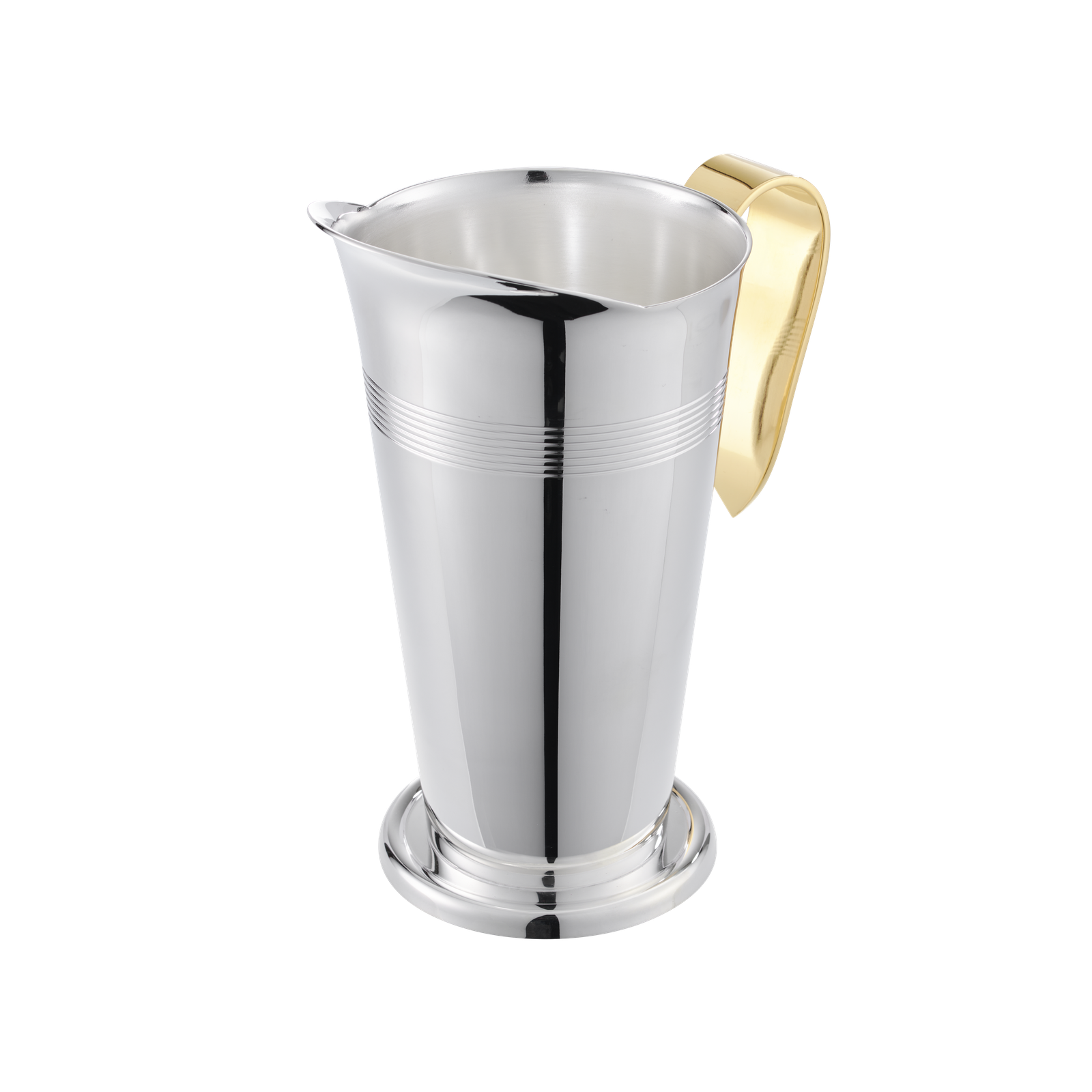 Christofle Les Collections Historiques Silver Plated Water Pitcher With Gilded Handle Fjerdingstad