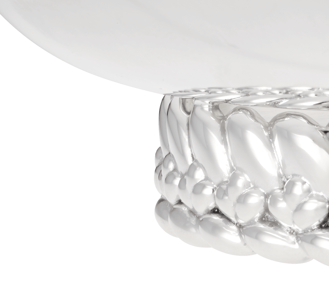 Christofle Babylone Silver Plated Bowl