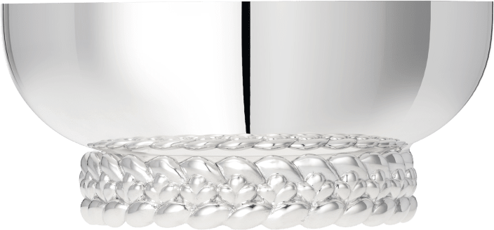 Christofle Babylone Silver Plated Bowl