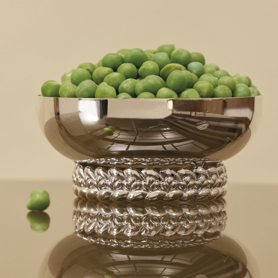 Christofle Babylone Silver Plated Bowl