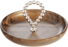 Christofle Perles Silver-Plated and Walnut Bowl