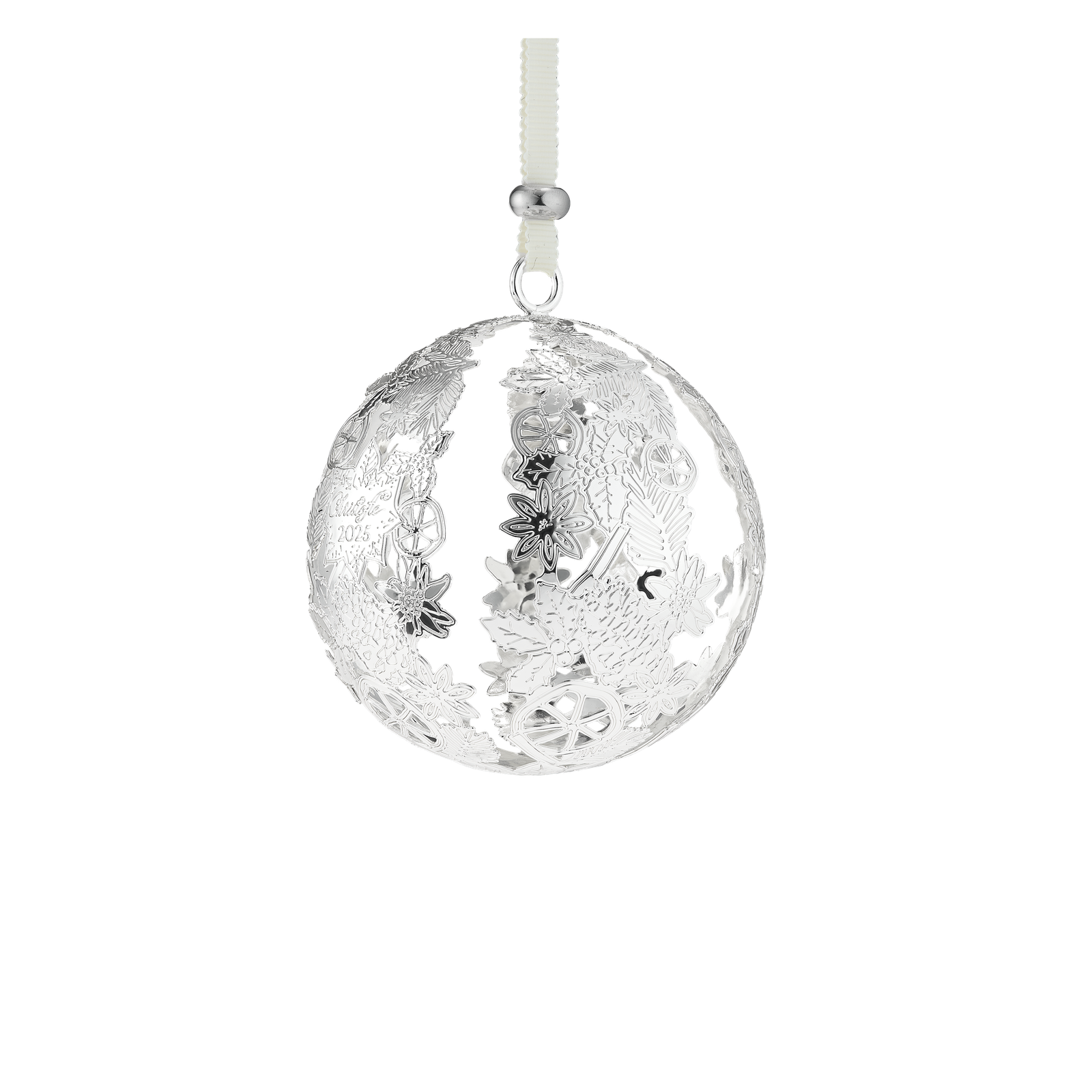 Christofle Bouquet Givré Christmas Ornament