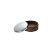Christofle Uni Silver Plated Round Box 8 Cm
