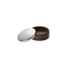 Christofle Uni Silver Plated Round Box 8 Cm