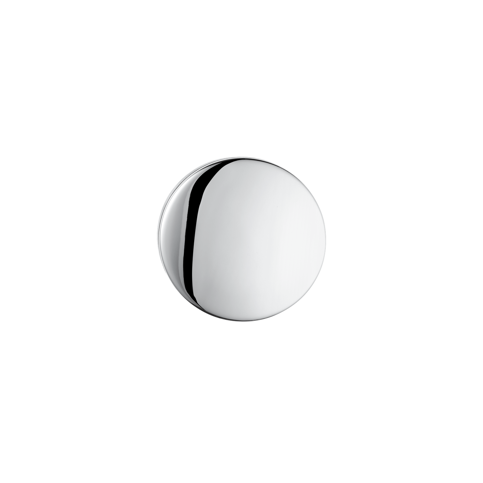 Christofle Uni Silver Plated Round Box 8 Cm