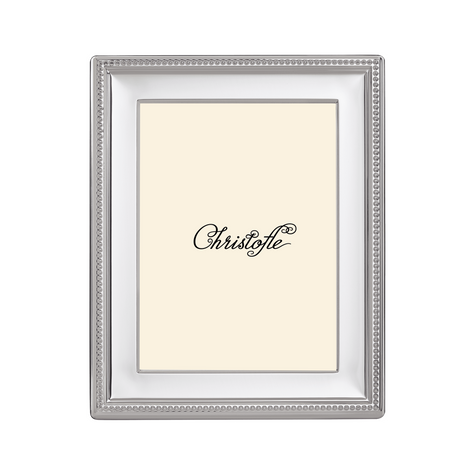 Christofle Perles Silver-Plated Picture Frame