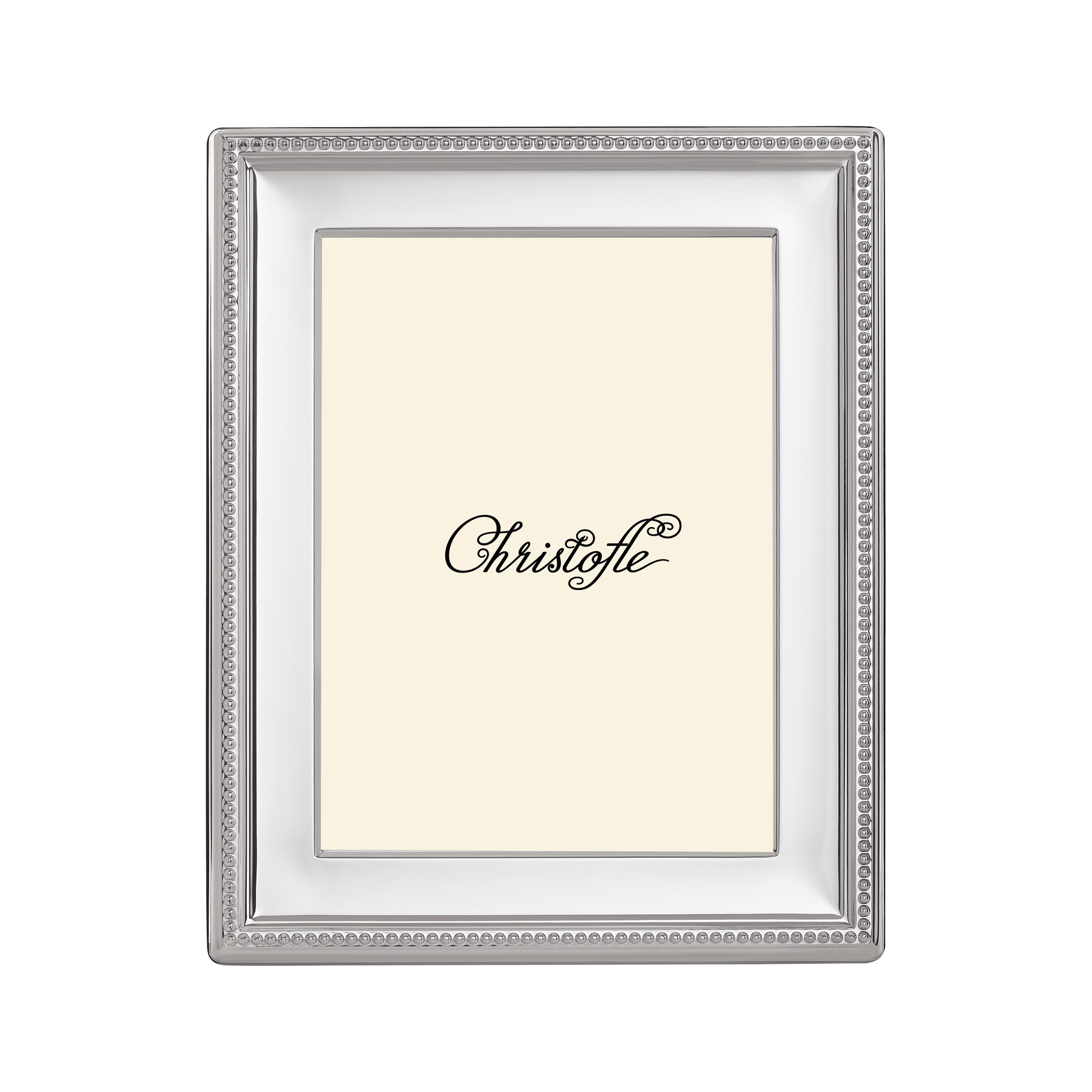 Christofle Perles Silver-Plated 5' x 7' Picture Frame