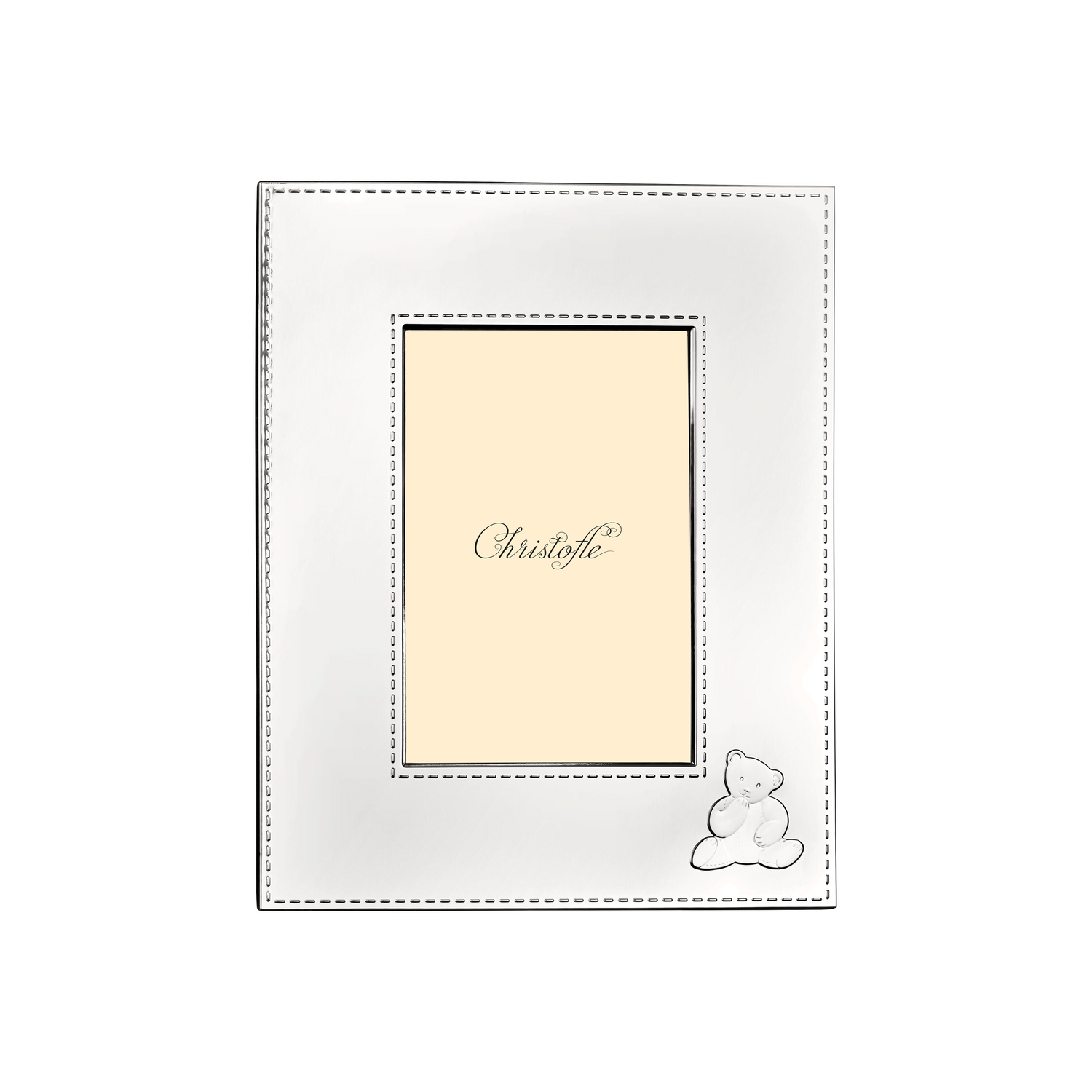 Christofle Charlie Bear Silver-Plated 4' x 6' Picture Frame