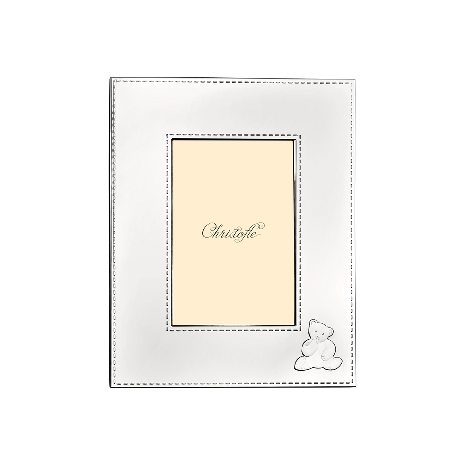 Christofle Charlie Bear Silver-Plated 4' x 6' Picture Frame