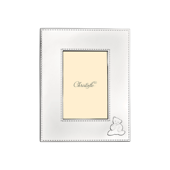 Christofle Charlie Bear Silver-Plated 4' x 6' Picture Frame