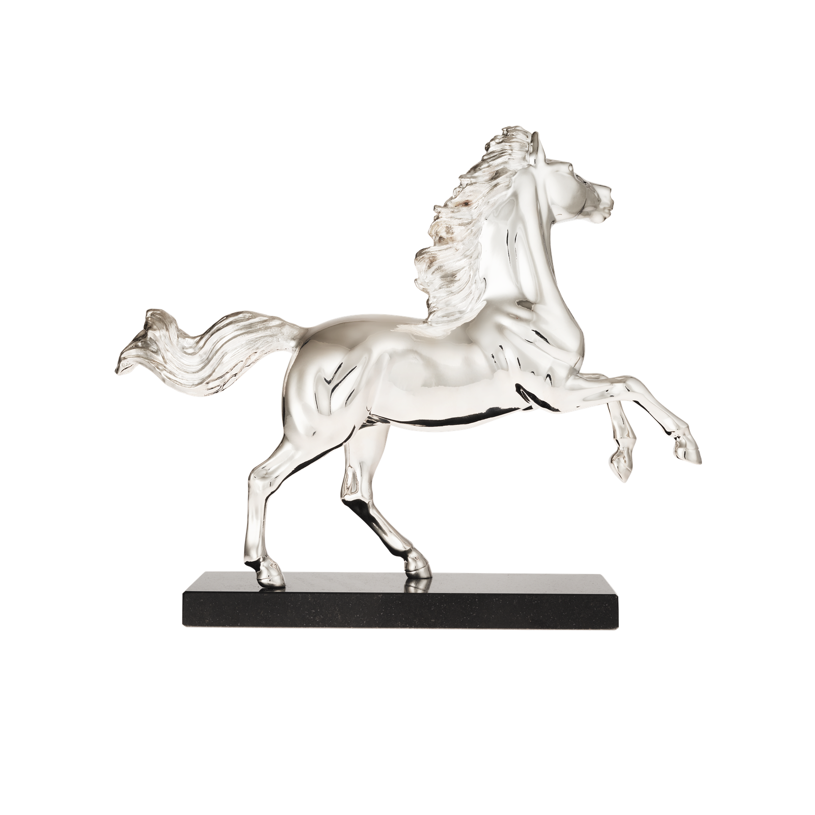 Christofle Sculpture Animalière Silver Plated Sculpture Horse Cny