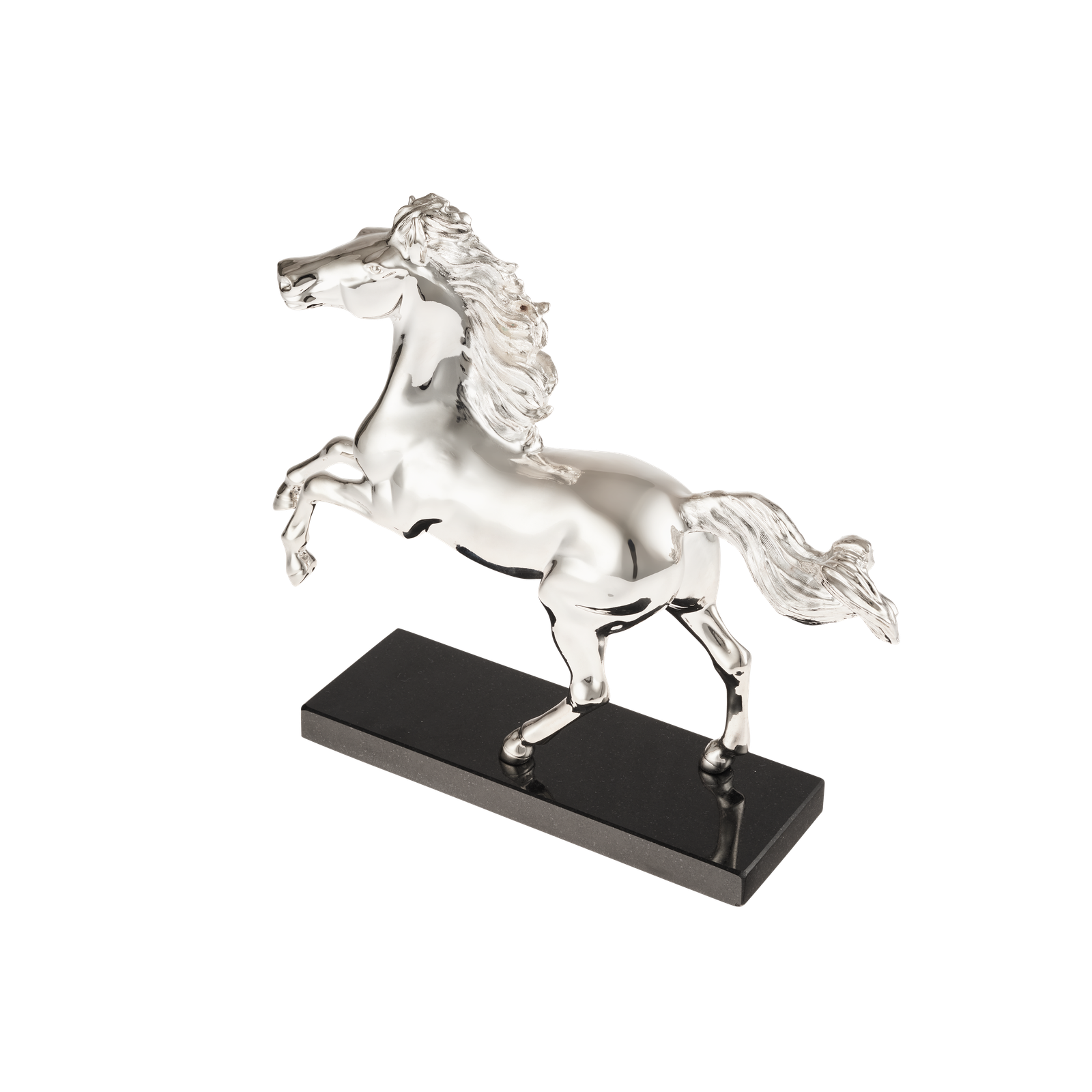 Christofle Sculpture Animalière Silver Plated Sculpture Horse Cny