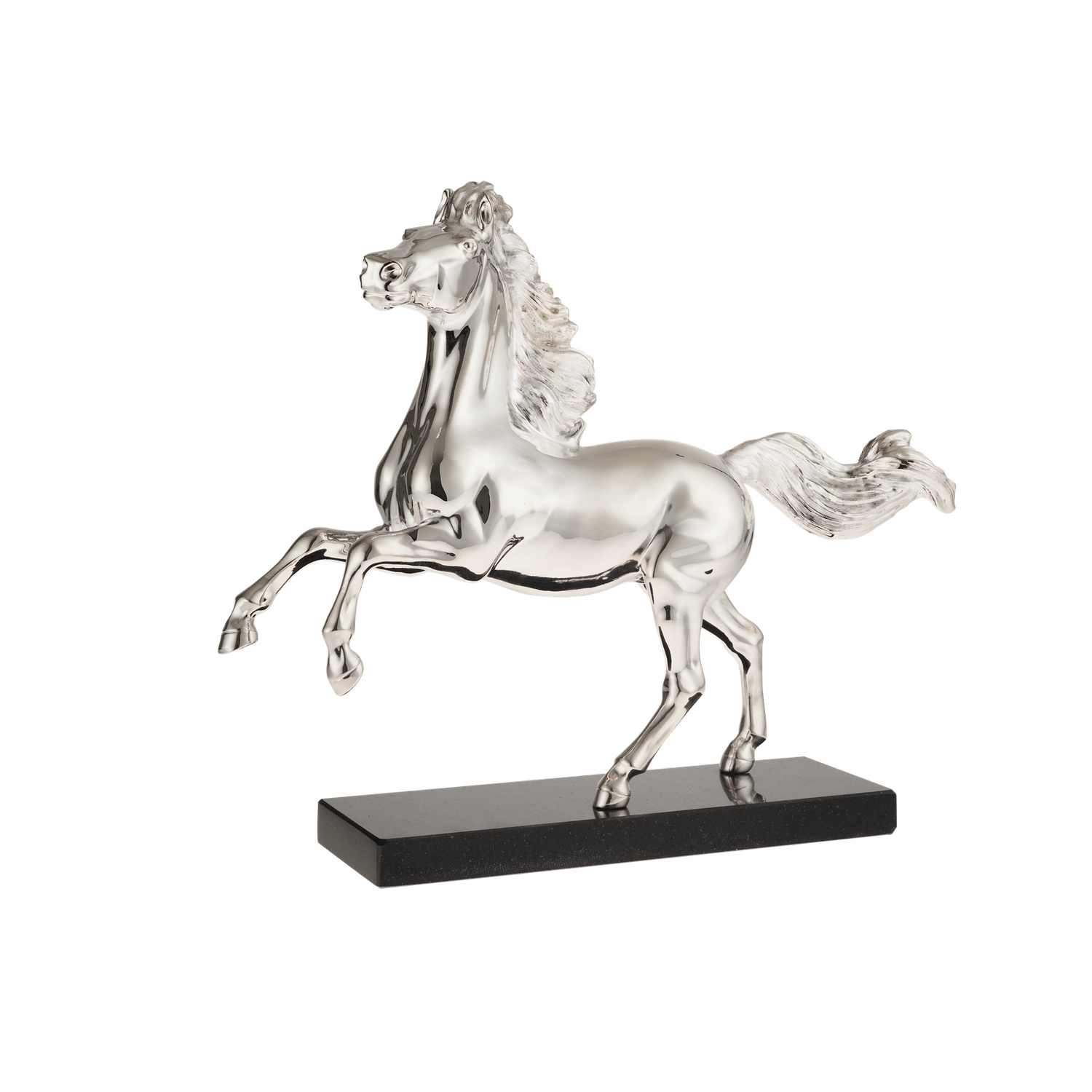 Christofle Sculpture Animalière Silver Plated Sculpture Horse Cny