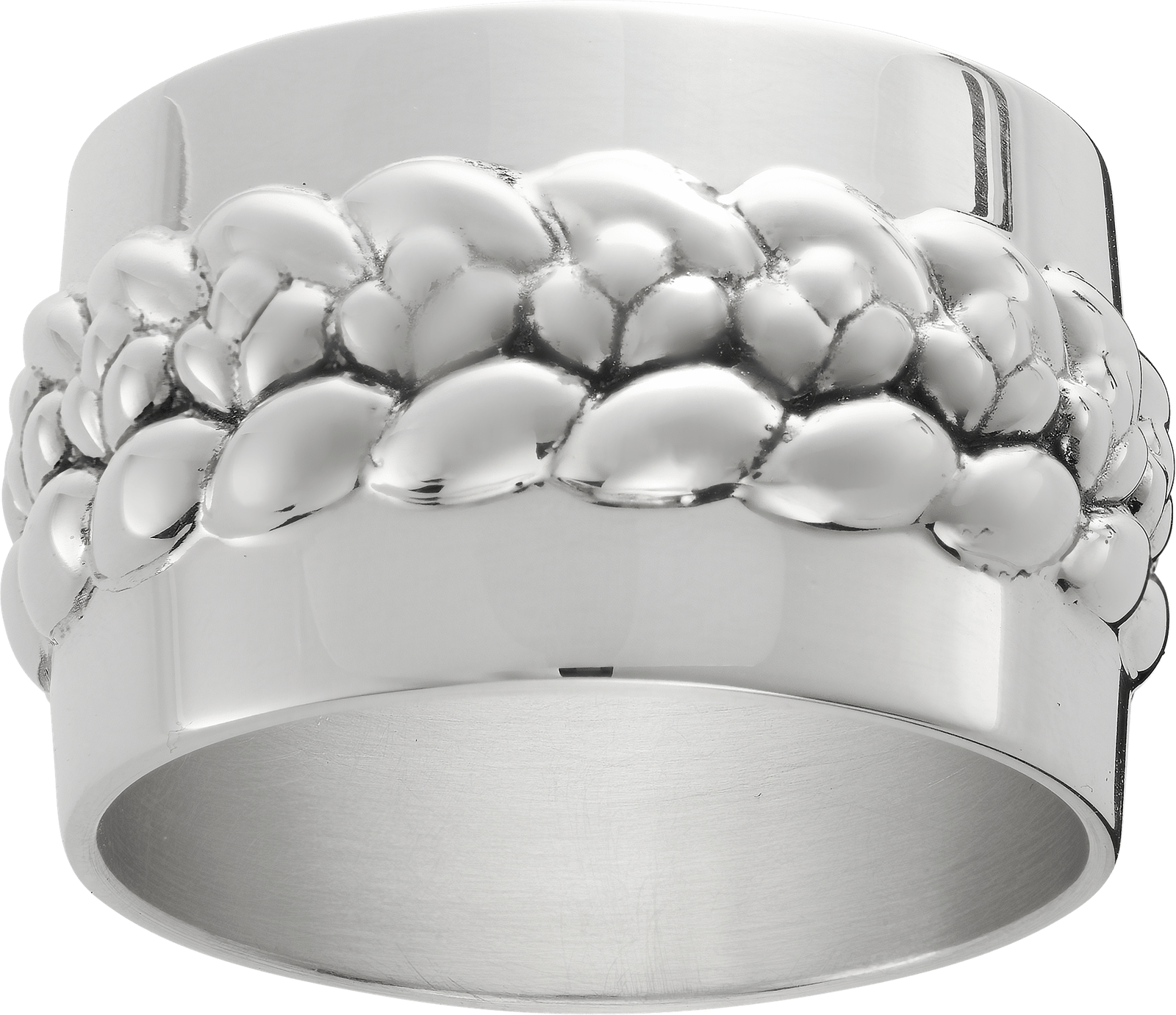 Christofle Babylone Silver-Plated Candle Holder / Odorless