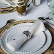 Christofle Babylone Silver-Plated Candle Holder / Odorless