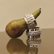 Christofle Babylone Silver-Plated Candle Holder / Odorless