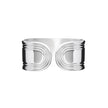 Christofle Rosine Silver Plated Napkin Ring Open