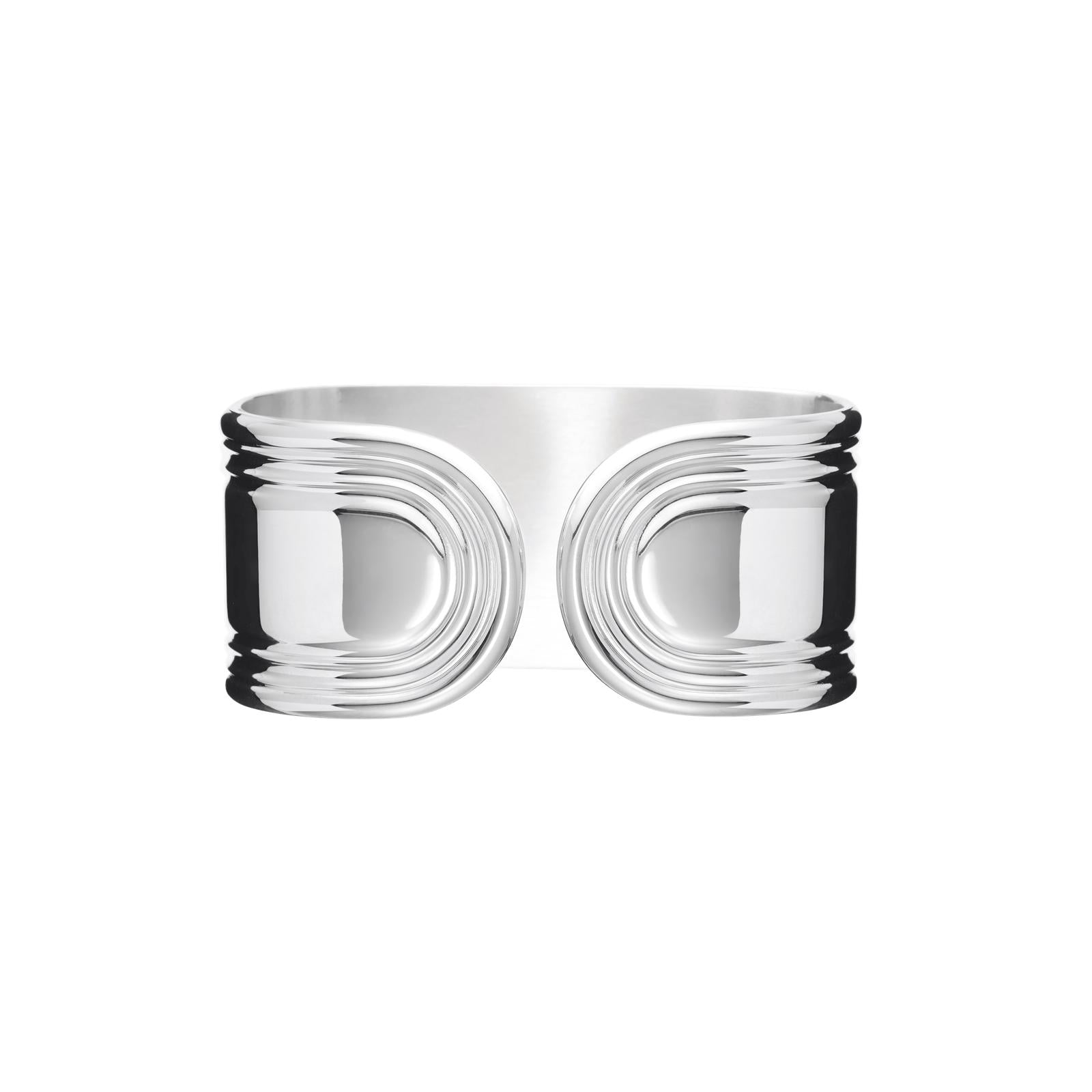 Christofle Rosine Silver Plated Napkin Ring Open