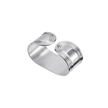 Christofle Rosine Silver Plated Napkin Ring Open