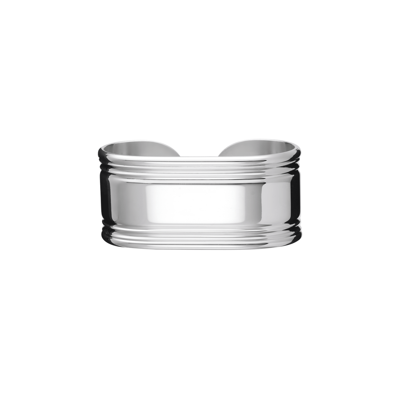 Christofle Rosine Silver Plated Napkin Ring Open