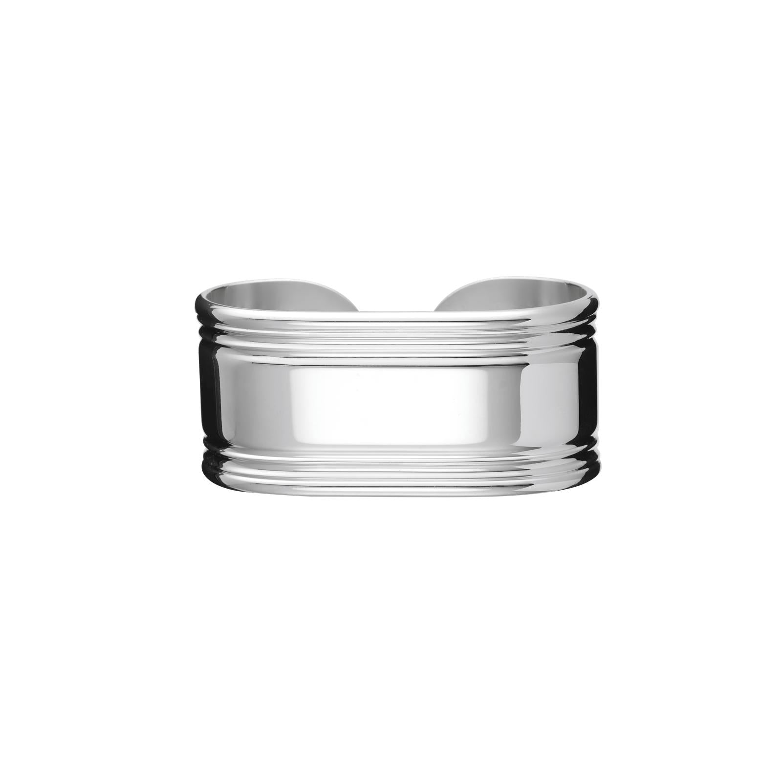 Christofle Rosine Silver Plated Napkin Ring Open