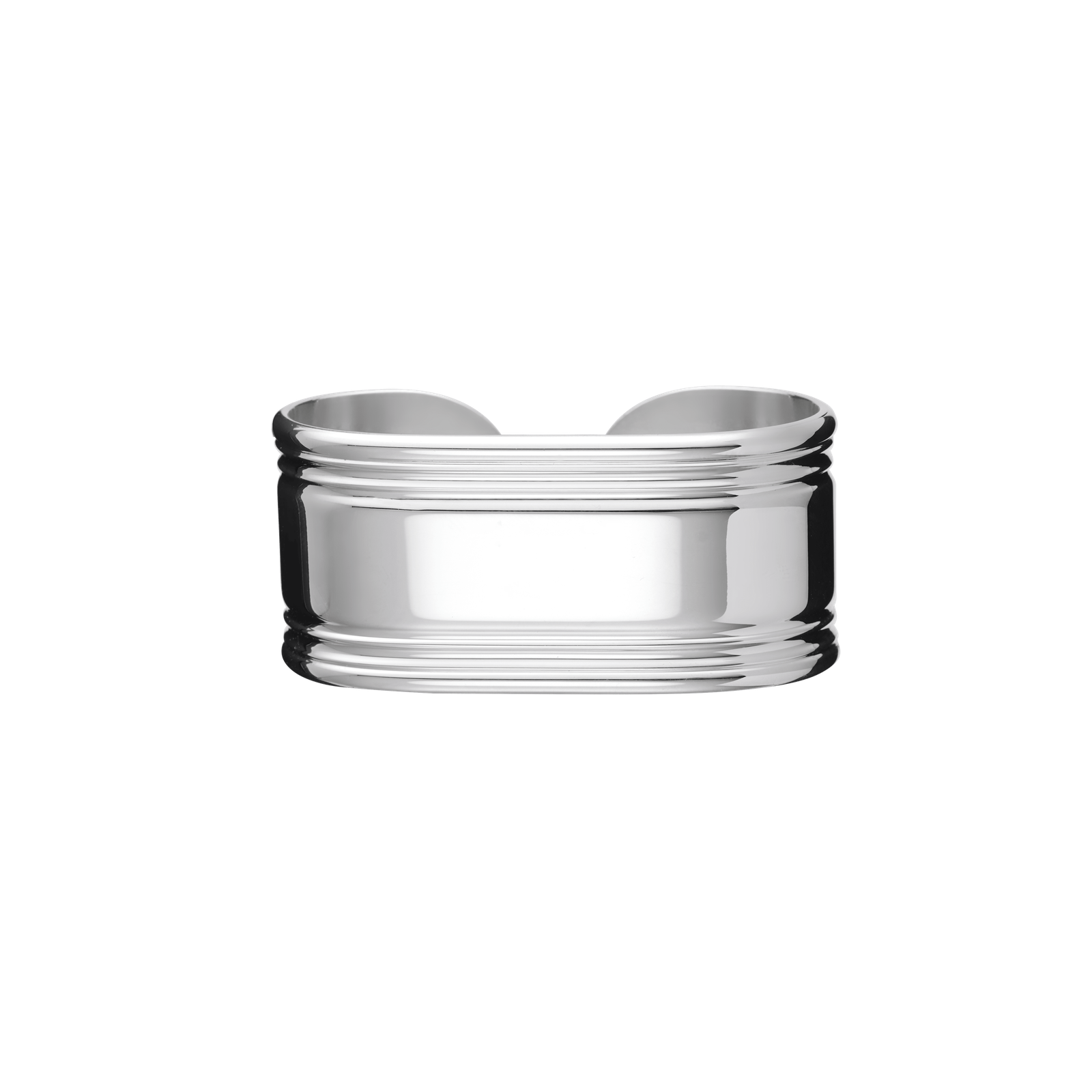 Christofle Rosine Silver Plated Napkin Ring Open