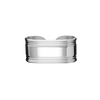 Christofle Rosine Silver Plated Napkin Ring Open