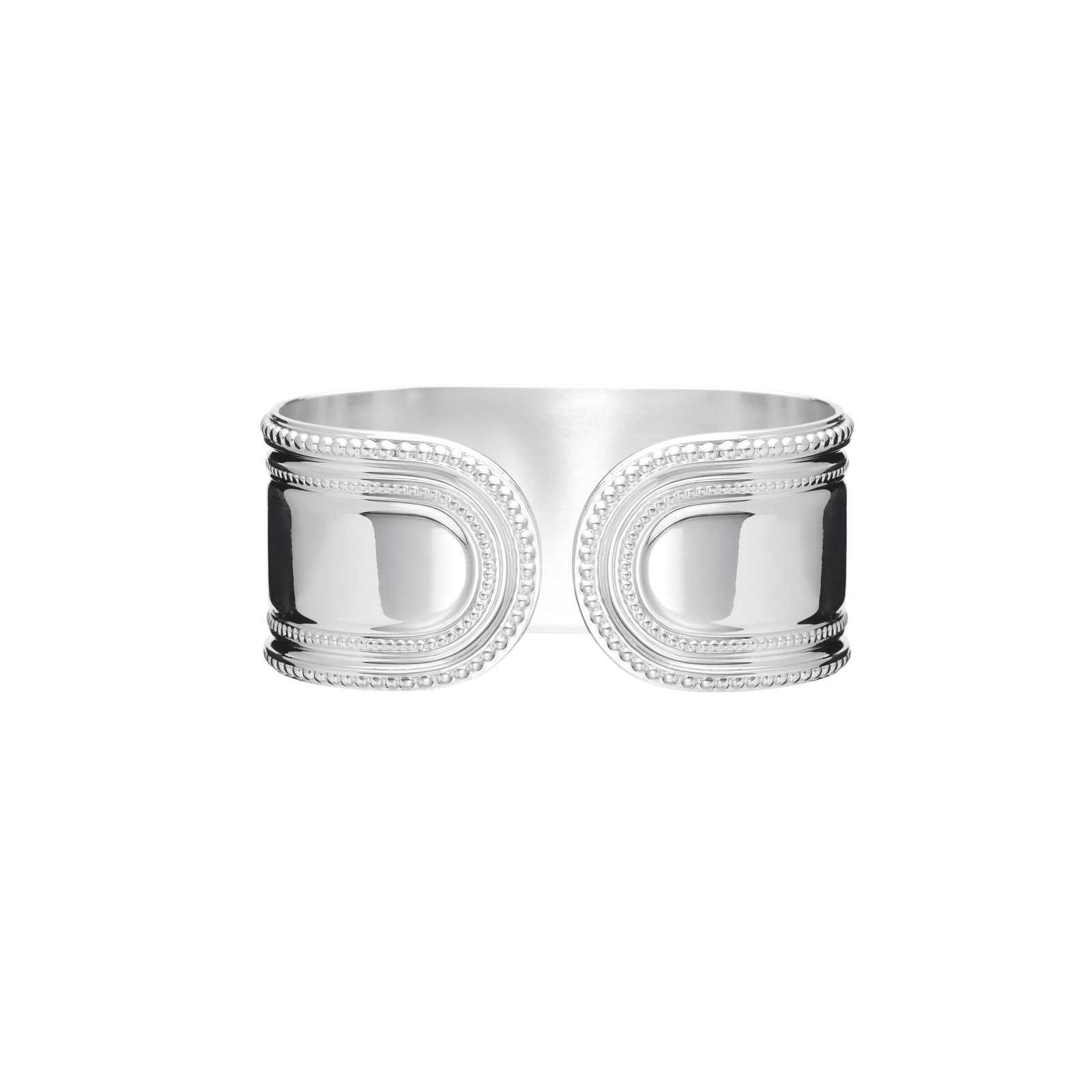Christofle Marie-Rose Silver Plated Napkin Ring Open Marie-Rose