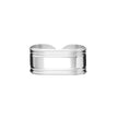 Christofle Marie-Rose Silver Plated Napkin Ring Open Marie-Rose