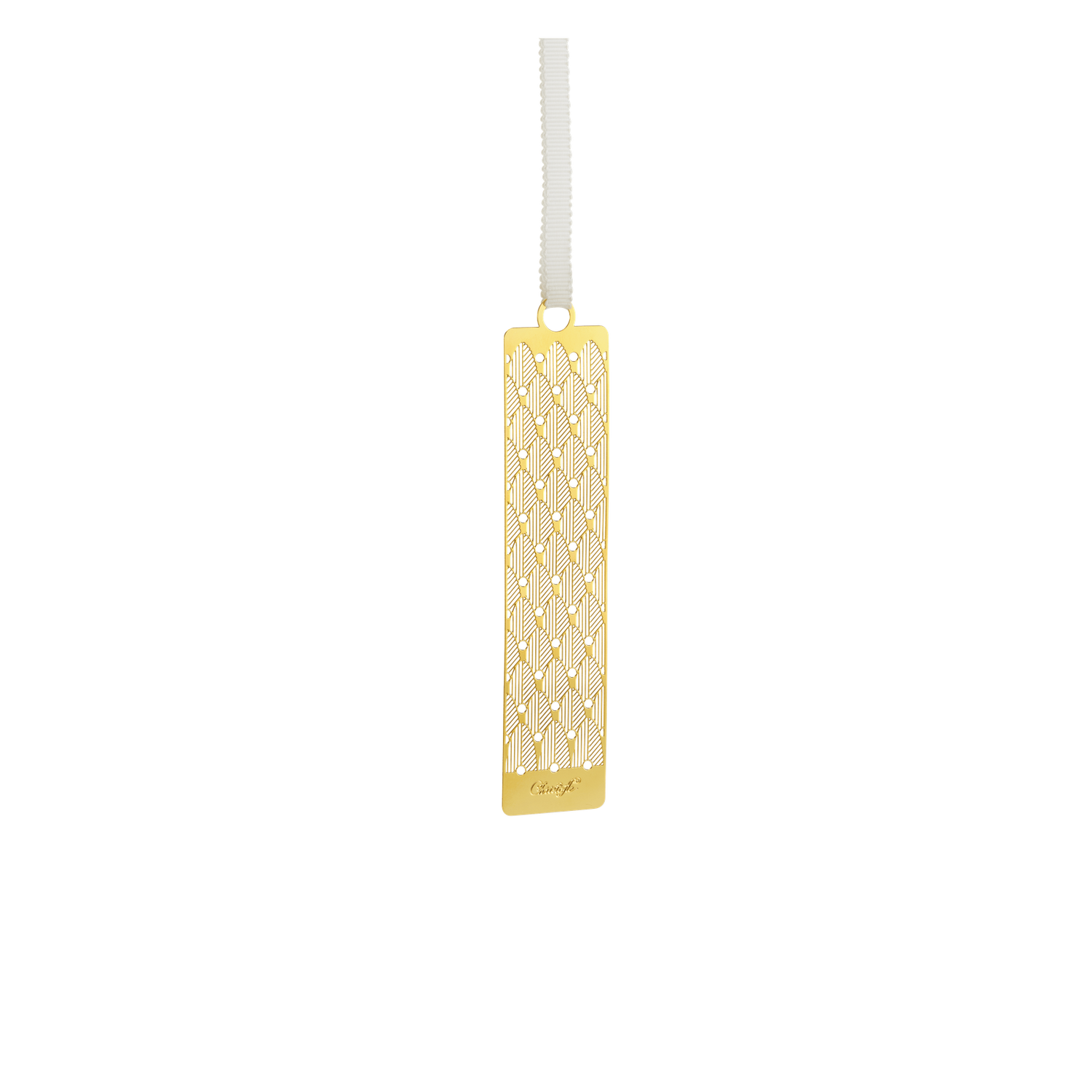 Christofle Malmaison Impériale Gilded Metal Bookmark