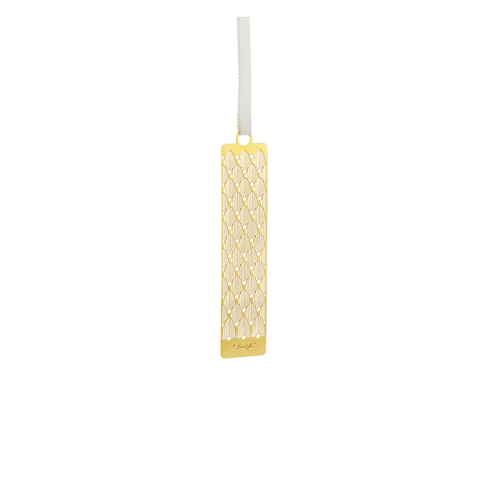 Christofle Malmaison Impériale Gilded Metal Bookmark