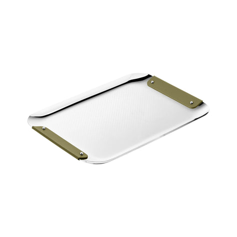 Christofle Club Tray Imperial Green 32X23 Cm
