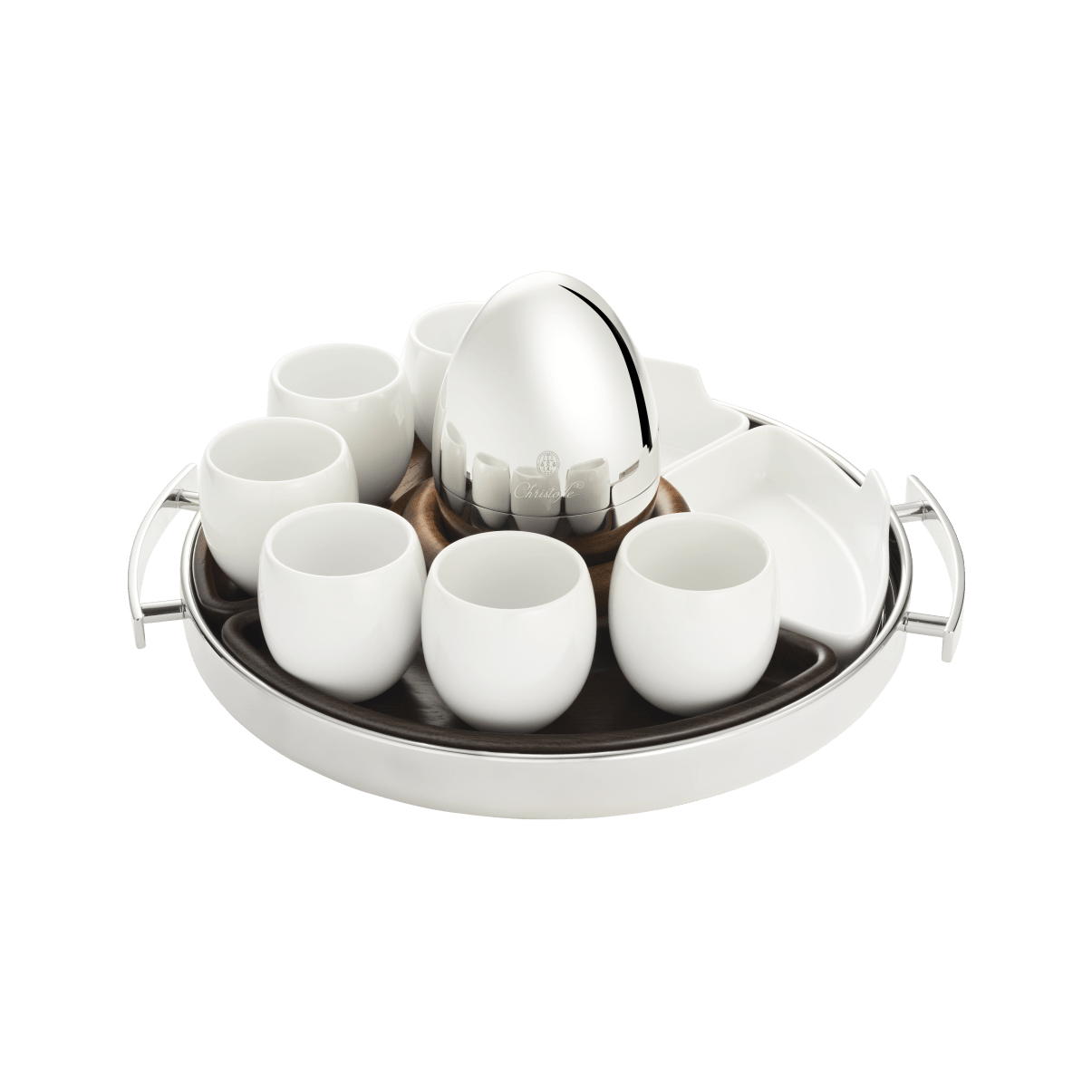 Christofle Mood Coffee Stainless Steel Le Petite Tray