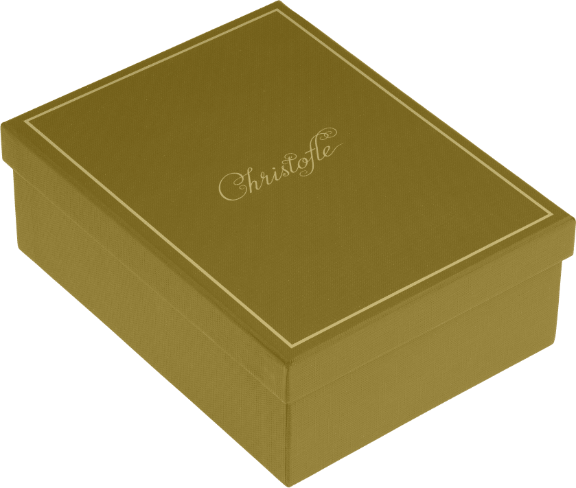 Christofle Myriade Stainless Steel Candle Holder
